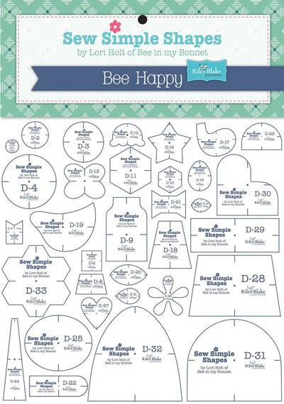 Lori Holt Bee Happy Template Set - 33 Premium Sewing Templates