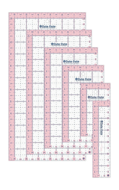 Lori Holt Rectangular Ruler Pack - Precision Cutting Tools