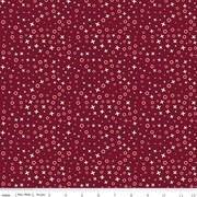 Tissu en coton bordeaux Love You Always XOs - 43"/44" par yard