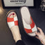 Chaussons en cuir véritable de luxe en peau de mouton pour femmes