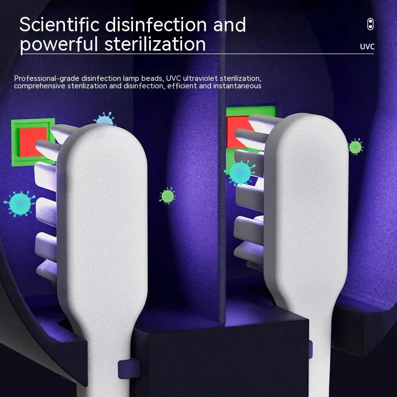Premium Toothbrush Holder with UV Sanitizer