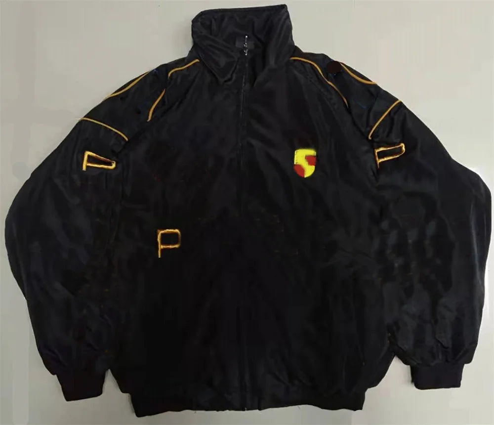 Premium Embroidered Motorcycle Jacket for Adventurers