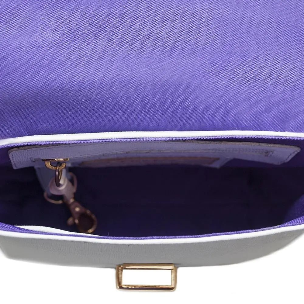 Pequeño Bolso de Cuero - Blanco