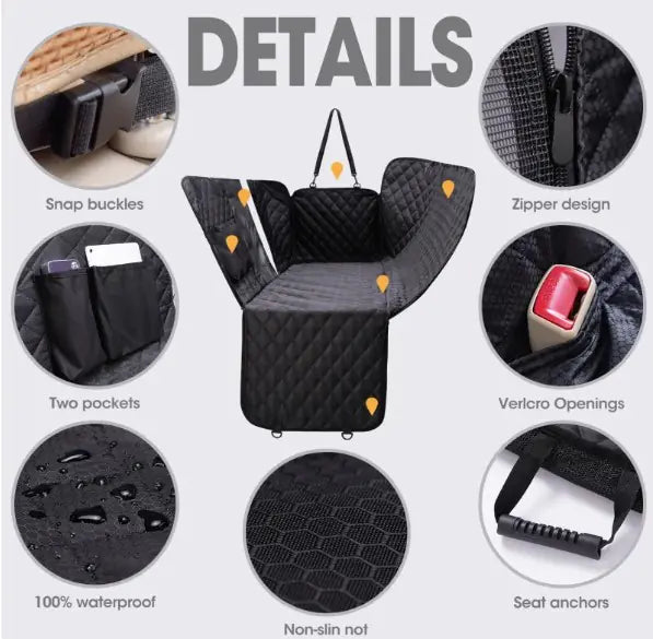 Waterproof Car Rear Row Pet Mat
