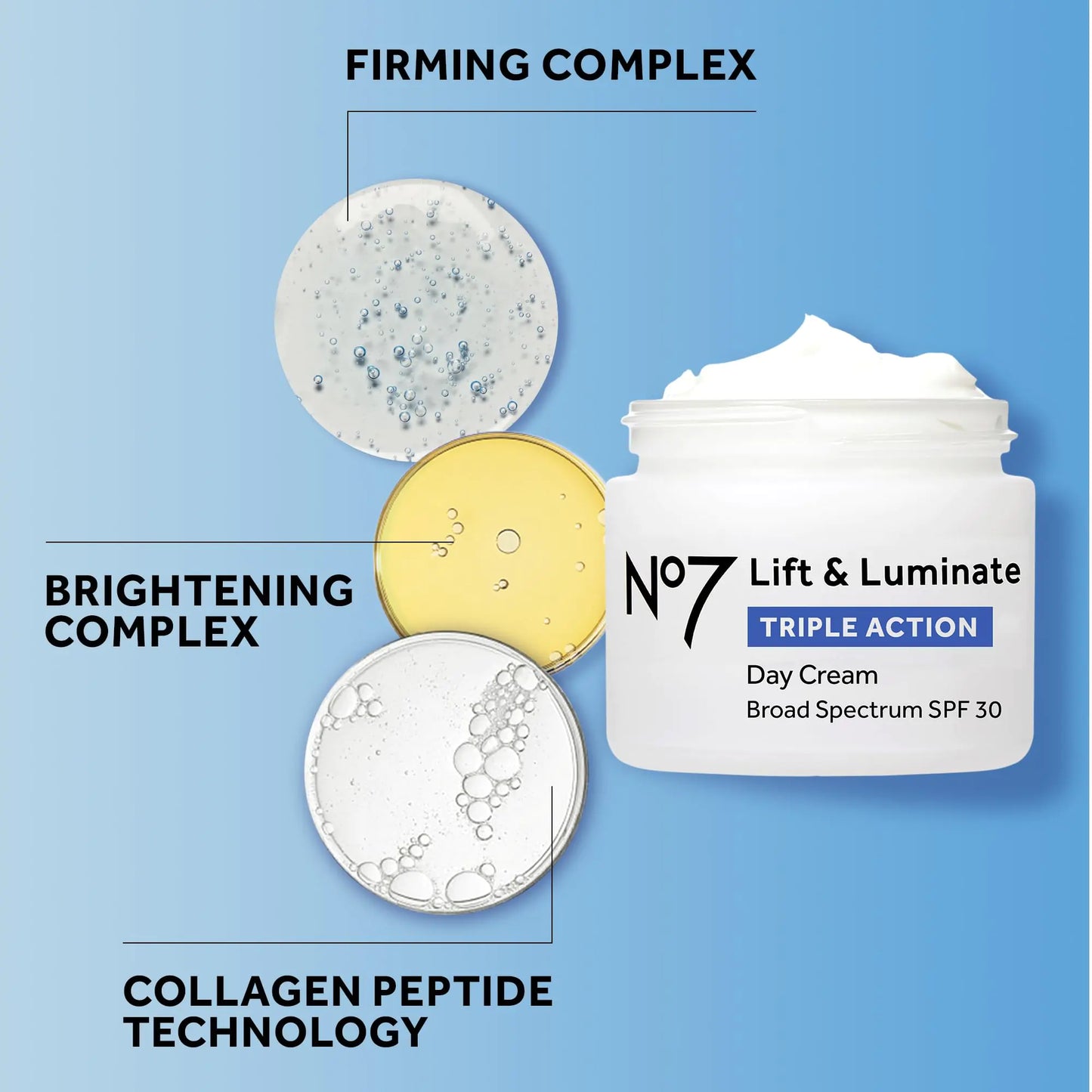 No7 Lift & Luminate Day Cream SPF 30 - 2 Pack