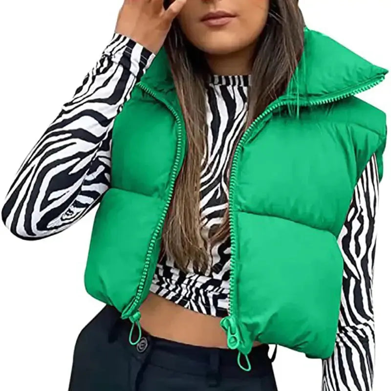 Chaleco Acolchado Abrigo de Invierno
