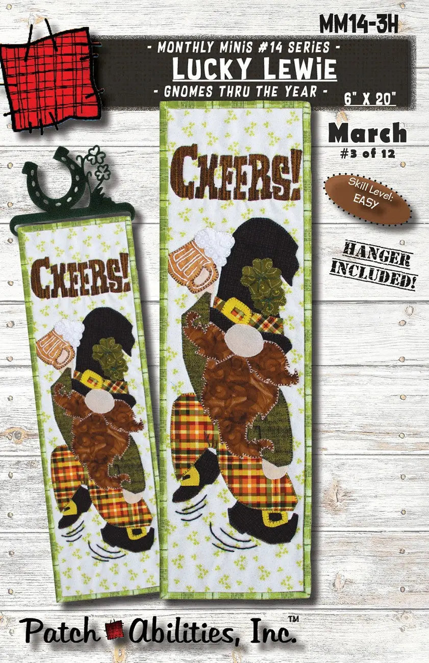 Lucky Lewie Gnome Wall Hanging Pattern
