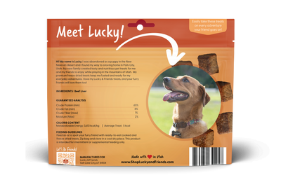 Galletas para Perros de Hígado de Res Liofilizado Premium