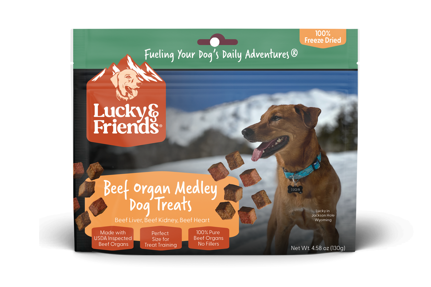 Three Beef Organ Medley Dog Treats