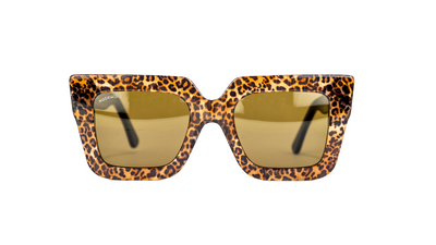 Lunettes de soleil Lulu imprimé léopard