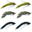 Muddy Buddy Zuddler Cone Head Streamer Fly Assortment - Premium Collection for Bass and Trout Fishing - 6 Size 4 Flies - Korvel