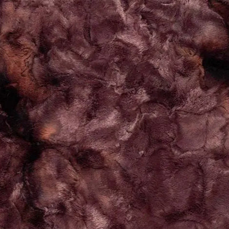 Luxe Cuddle Galaxy Black Cherry Fabric per Yard