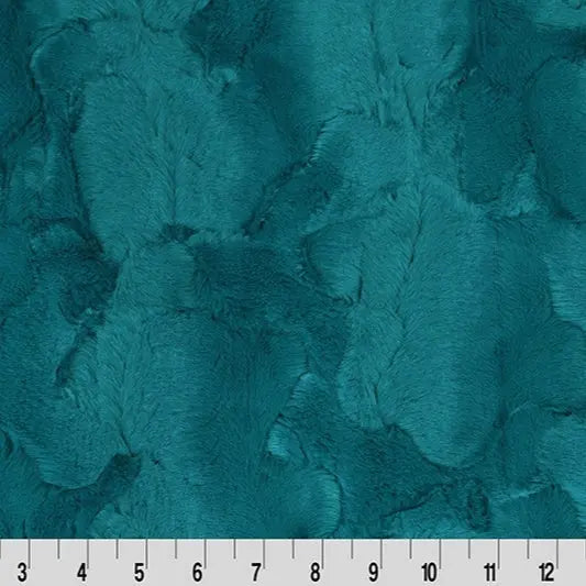 Luxe Cuddle Hide Mallard Fabric per Yard