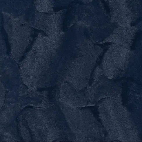 Luxe Cuddle Hide Navy Fabric per Yard