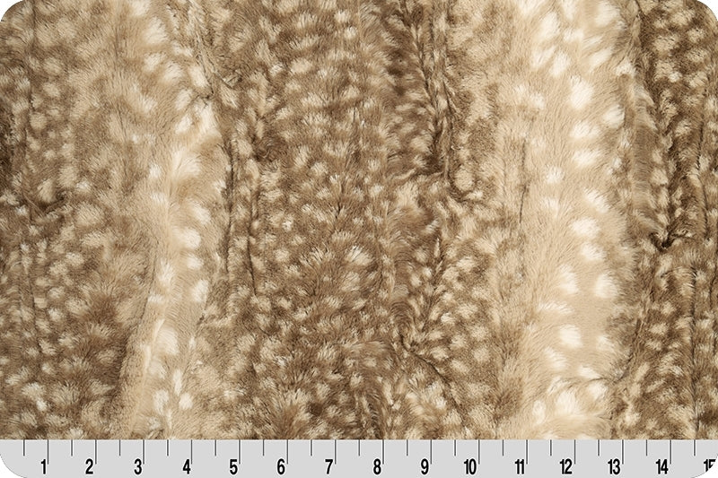 Luxe Cuddle® Fawn Cappuccino Fabric - Premium Softness