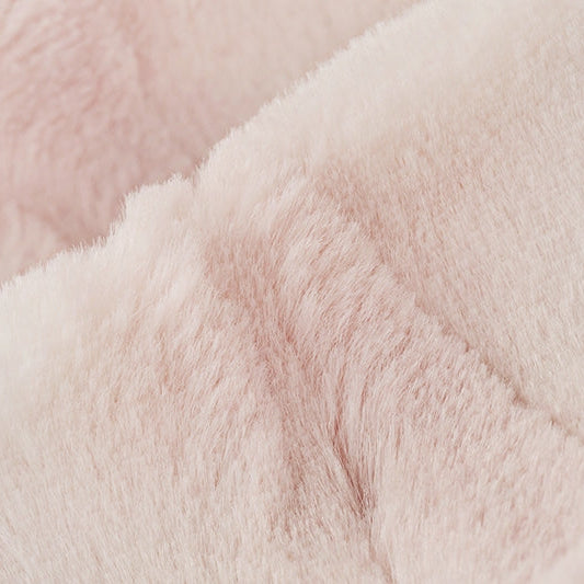 Tissu Angora Luxe Cuddle Eau de Rose - Doux et Polyvalent