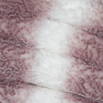Black Cherry Luxe Cuddle Arctic Chinchilla Fabric per Yard