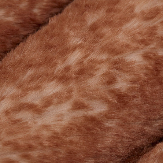 Tela de Zorro Ártico Luxe Cuddle - Textil de Felpa Premium