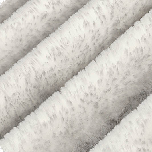 Luxe Cuddle Arctic Fox Cloudburst Fabric - 58"/60" per yard