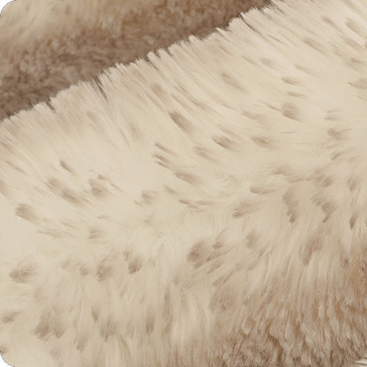 Tela Luxe Cuddle Arctic Fox Sandstone por Yarda