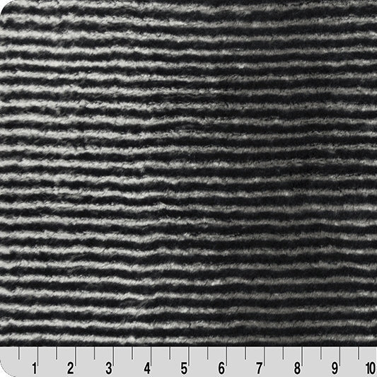Tela de Búho Ártico Luxe Cuddle Negra - 58"/60" por Yarda