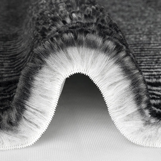 Tela de Búho Ártico Luxe Cuddle Negra - 58"/60" por Yarda