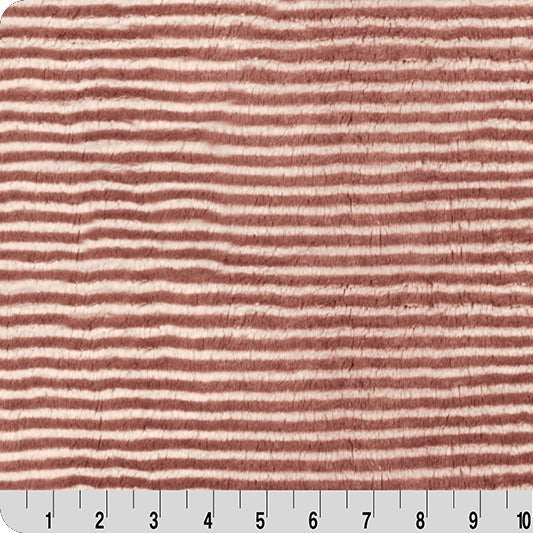Tissu Luxe Cuddle Arctic Owl Rose du Désert - 58"/60" par yard