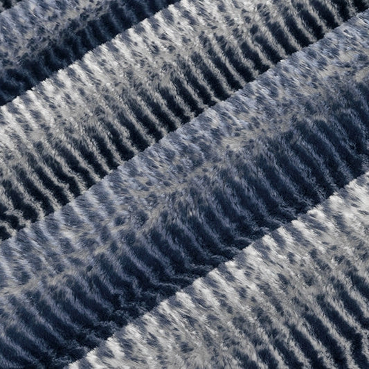 Navy Luxe Cuddle Arctic Owl Fabric per Yard