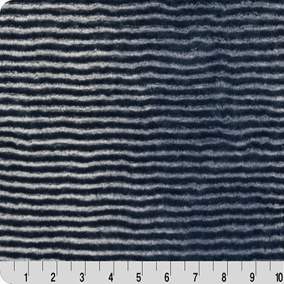 Tissu Navy Luxe Cuddle Hibou Arctique par Yard