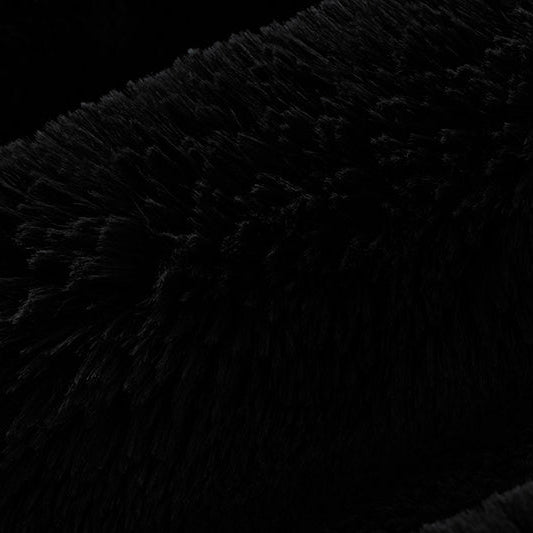 Tissu Luxe Cuddle Arctic Rabbit Noir - 58"/60" par yard
