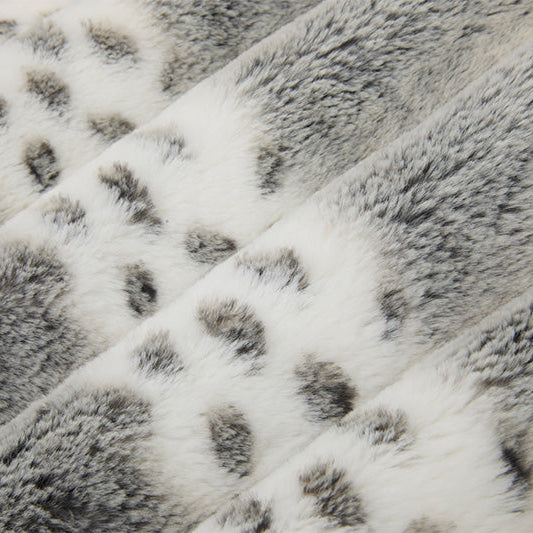 Tissu en peluche Alaskan Bunny Luxe Gunmetal - 58"/60" par yard