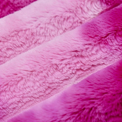 Cerise Luxe Cuddle Fusion Bunny Fabric - 58"/60" per Yard