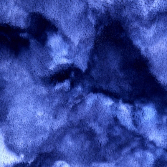 Sapphire Luxe Cuddle Fusion Bunny Fabric - 58"/60" per yard