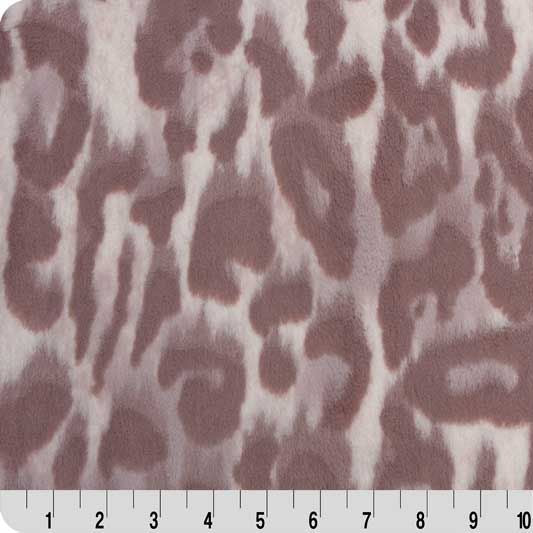 Fig Jam Luxe Cuddle Bunny Jungle Cat Fabric - 58"/60" per Yard