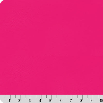 Luxe Cuddle Bunny Lush Think Pink Fabric per Yard