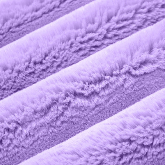 Luxe Cuddle Bunny Lavender Fabric - 58"/60" per Yard
