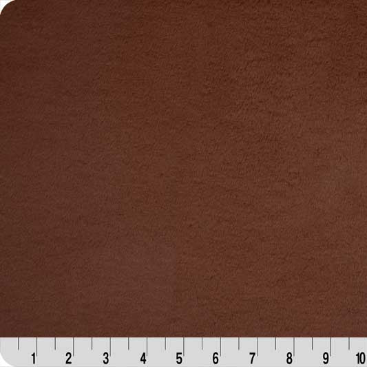 Luxe Cuddle Bunny Mocha Fabric - 58"/60" Per Yard