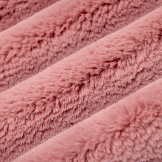 Tela Luxe Cuddle Bunny de Cuarzo Durazno - 58"/60" por yarda