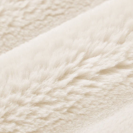 Luxe Cuddle Bunny Pearl Fabric - 58"/60" per Yard