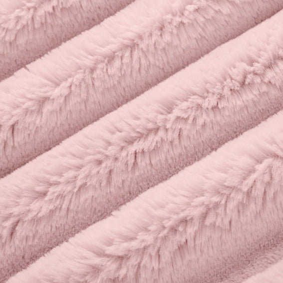 Tela Luxe Cuddle Bunny Rosa Agua - 58"/60" por Yarda