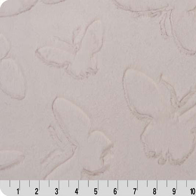Luxe Cuddle Butterfly Pearl Fabric - Soft & Elegant