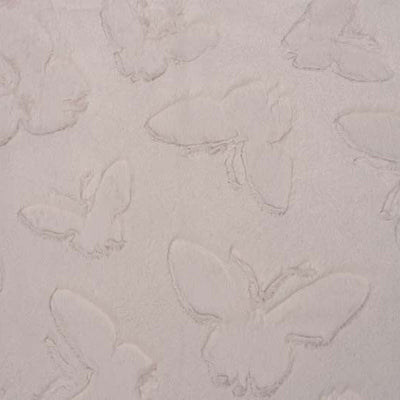 Luxe Cuddle Butterfly Pearl Fabric - Soft & Elegant