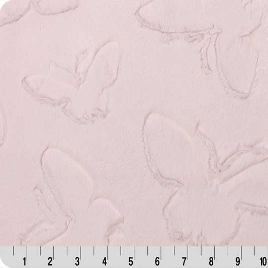 Luxe Cuddle Butterfly Tutu Pink Fabric - 58" to 60" per Yard