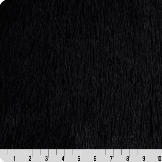 Luxe Cuddle Dreamy Black Fabric - 58"/60" per yard