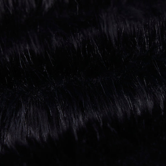 Luxe Cuddle Dreamy Black Fabric - 58"/60" per yard