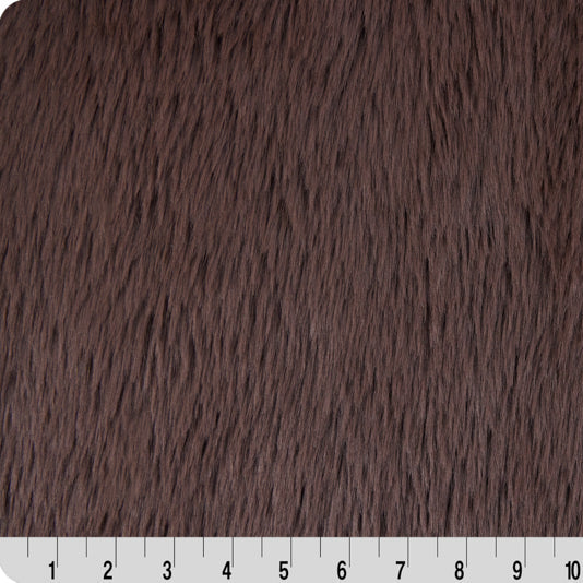 Luxe Cuddle Dreamy Brown Fabric - 58"/60" per yard