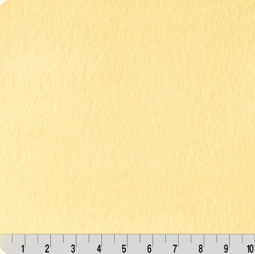 Tela Luxe Cuddle Encore Banana - 58"/60" por yarda