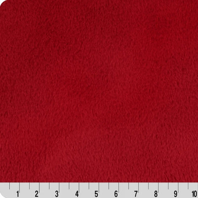 Tela Luxe Cuddle Encore Cardinal 58"/60" por Yarda