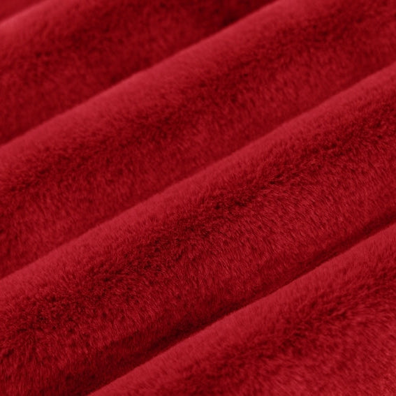 Tissu Luxe Cuddle Encore Cardinal 58"/60" par yard