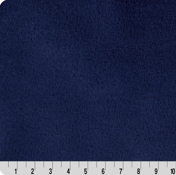 Tela Luxe Cuddle Encore Navy - 58"/60" por Yarda